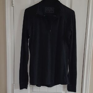 ANETIK Premium Performance Quarter-Zip Sun Shirt - Charcoal Heather - Men's M